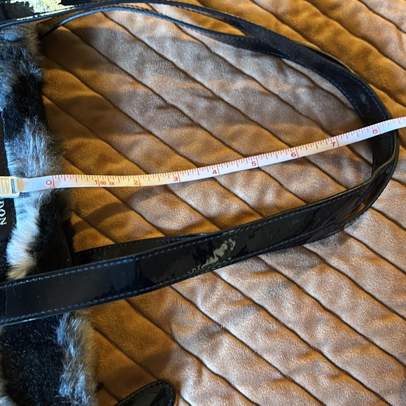 My Flat In London 🦓 Fur Zebra Tote purse - Picture 7 of 14